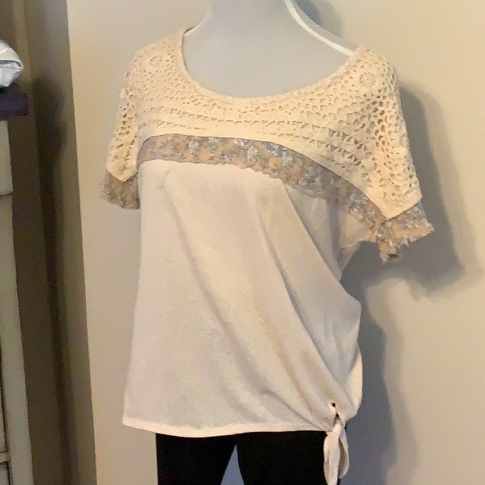Summer Top with crochet accents